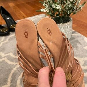 UGG Women's Strappy Tan Sandals